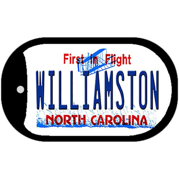 Williamston North Carolina Novelty Metal Dog Tag Necklace DT-11858