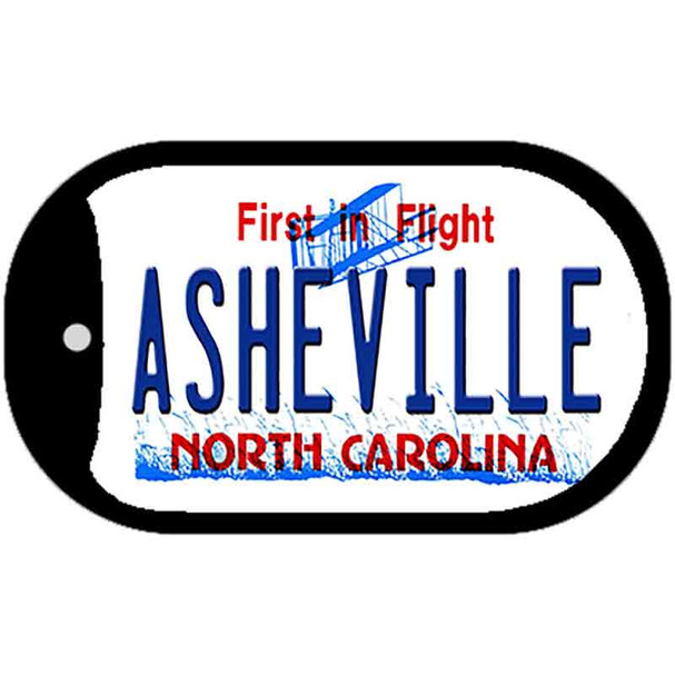 Asheville North Carolina Novelty Metal Dog Tag Necklace DT-6474