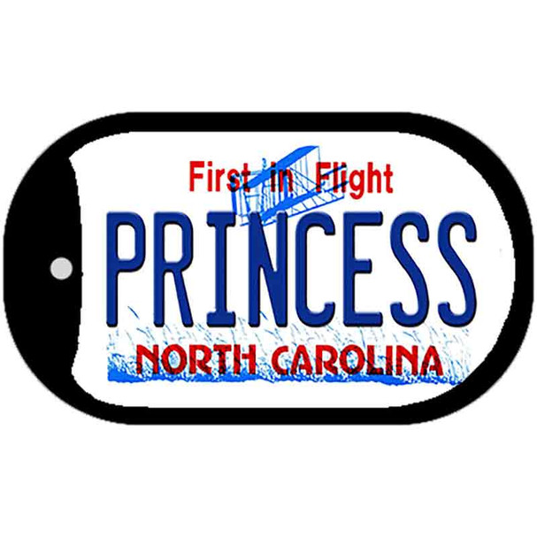 Princess North Carolina Novelty Metal Dog Tag Necklace DT-6487