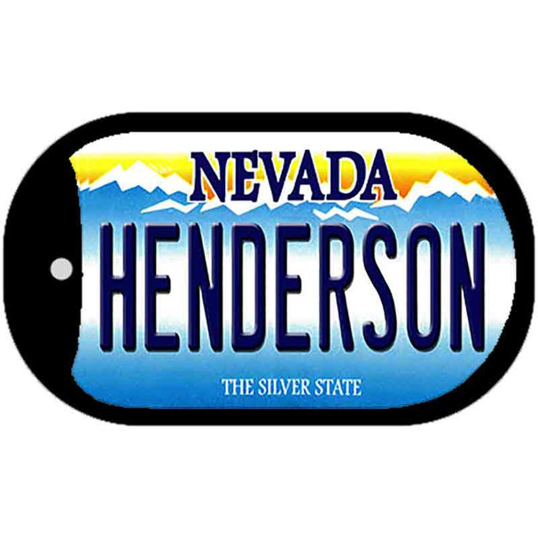 Henderson Nevada Novelty Metal Dog Tag Necklace DT-9556