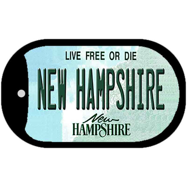 New Hampshire Novelty Metal Dog Tag Necklace DT-11131