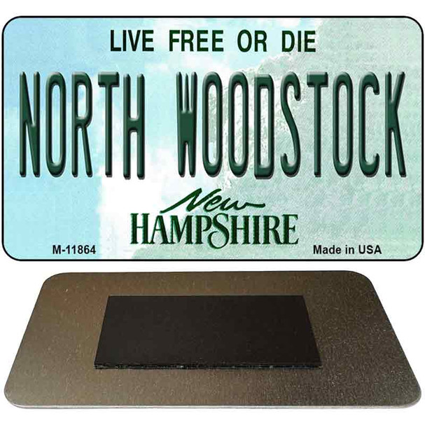 North Woodstock New Hampshire Novelty Metal Magnet M-11864