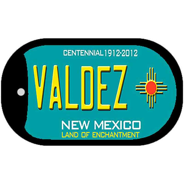 Valdez Teal New Mexico Novelty Metal Dog Tag Necklace DT-11803