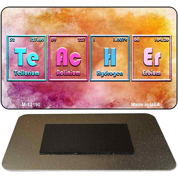 Teacher Periodic Table Novelty Metal Magnet M-12190