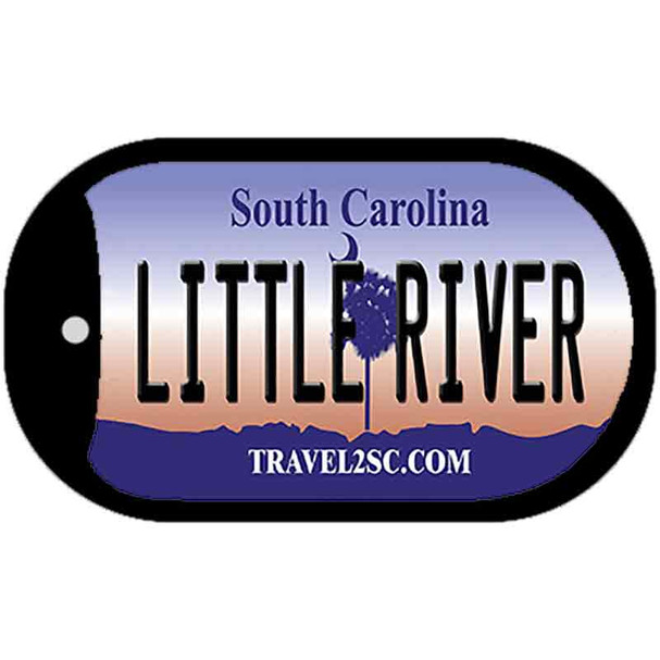 Little River South Carolina Novelty Metal Dog Tag Necklace DT-11417