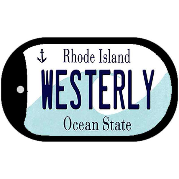 Westerly Rhode Island Novelty Metal Dog Tag Necklace DT-11188