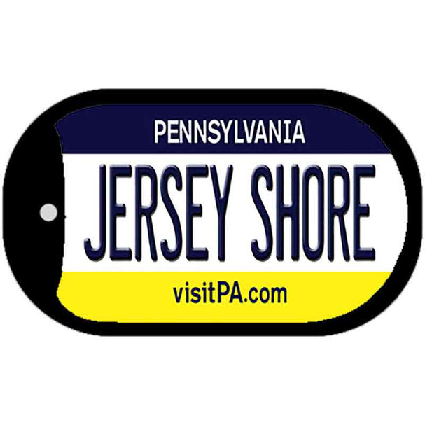 Jersey Shore Pennsylvania Novelty Metal Dog Tag Necklace DT-6056