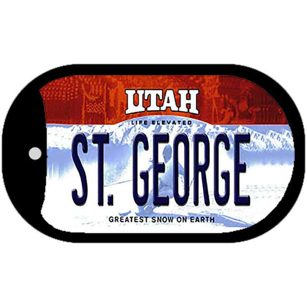 St. George Utah Novelty Metal Dog Tag Necklace DT-10190