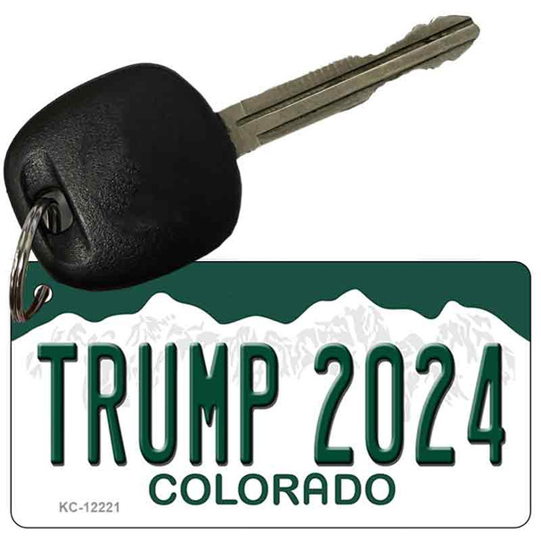 Trump 2024 Colorado Novelty Metal Key Chain KC-12221