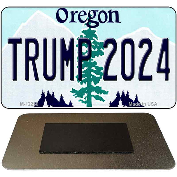 Trump 2024 Oregon Novelty Metal Magnet M-12250