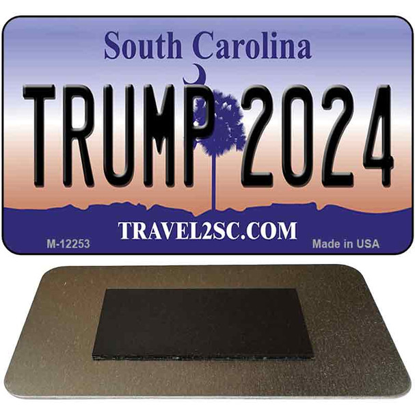 Trump 2024 South Carolina Novelty Metal Magnet M-12253