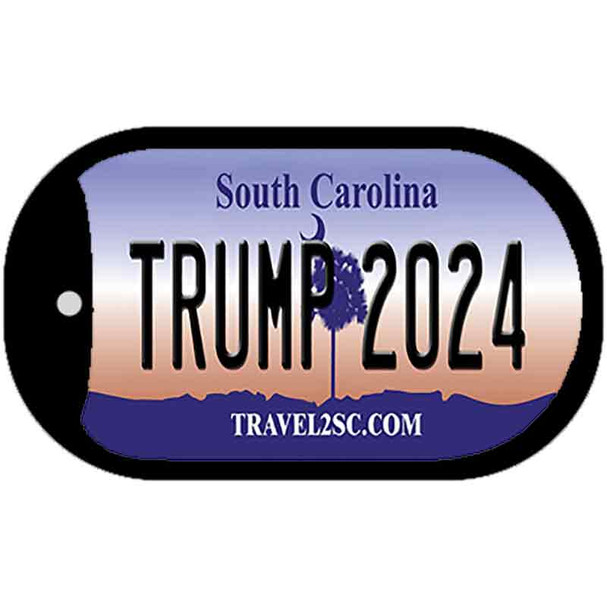 Trump 2024 South Carolina Novelty Metal Dog Tag Necklace DT-12253