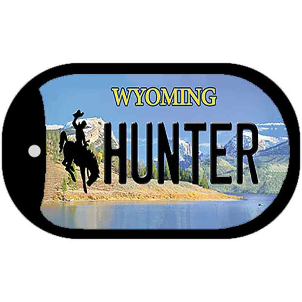 Hunter Wyoming Novelty Metal Dog Tag Necklace DT-10557