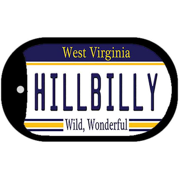 Hillbilly West Virginia Novelty Metal Dog Tag Necklace DT-6548