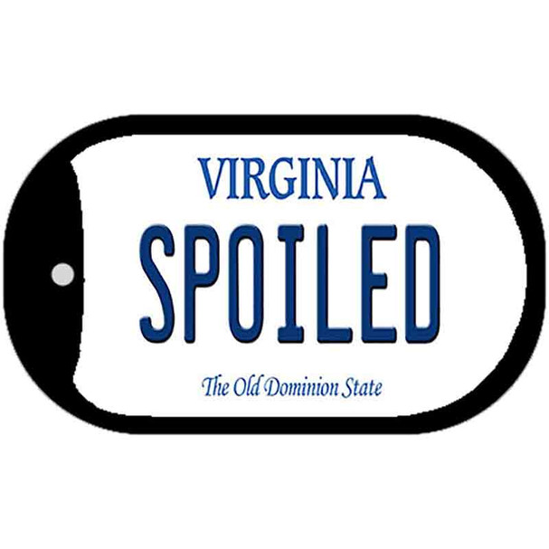 Spoiled Virginia Novelty Metal Dog Tag Necklace DT-10127