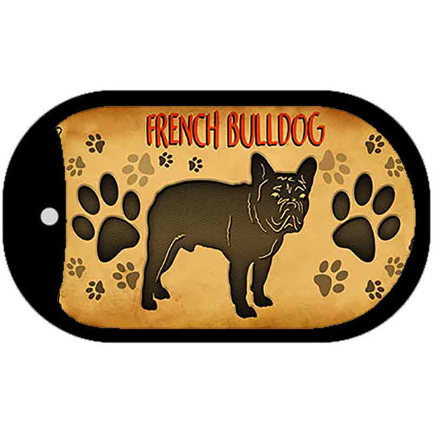 French Bulldog Novelty Metal Dog Tag Necklace DT-10445