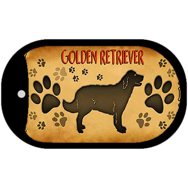 Golden Retriever Novelty Metal Dog Tag Necklace DT-10449