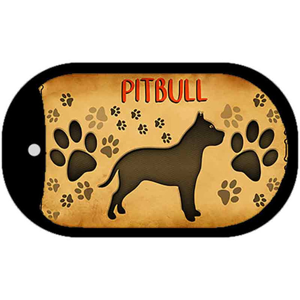 Pitbull Novelty Metal Dog Tag Necklace DT-10453