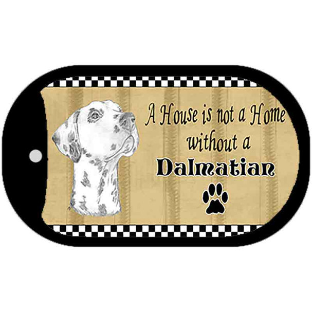 Dalmatian Pencil Sketch Novelty Metal Dog Tag Necklace DT-1718
