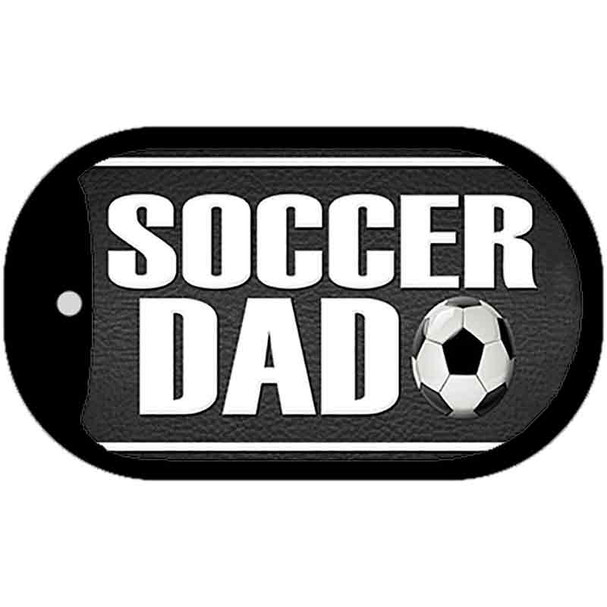 Soccer Dad Novelty Metal Dog Tag Necklace DT-8566