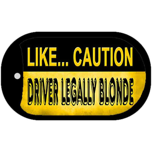 Driver Legally Blonde Novelty Metal Dog Tag Necklace DT-8698