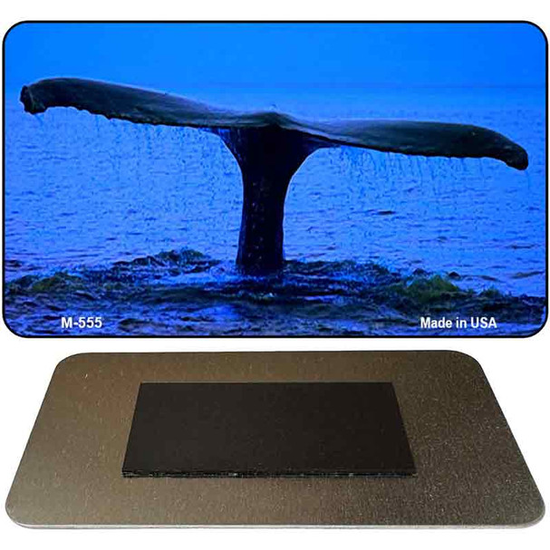 Whale Tail Novelty Metal Magnet M-555