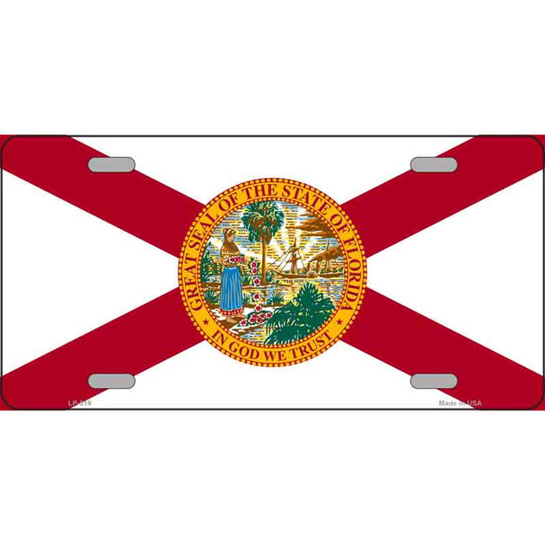Florida State Flag Metal Novelty License Plate