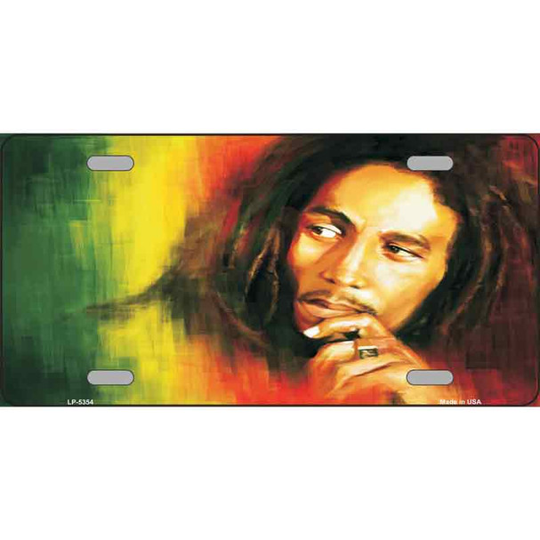 Bob Marley Novelty Metal License Plate