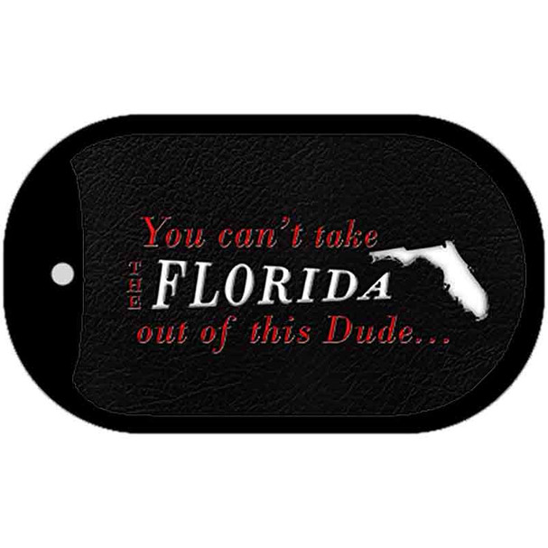 Florida Dude Novelty Metal Dog Tag Necklace DT-11263