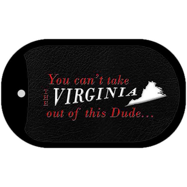 Virginia Dude Novelty Metal Dog Tag Necklace DT-11300