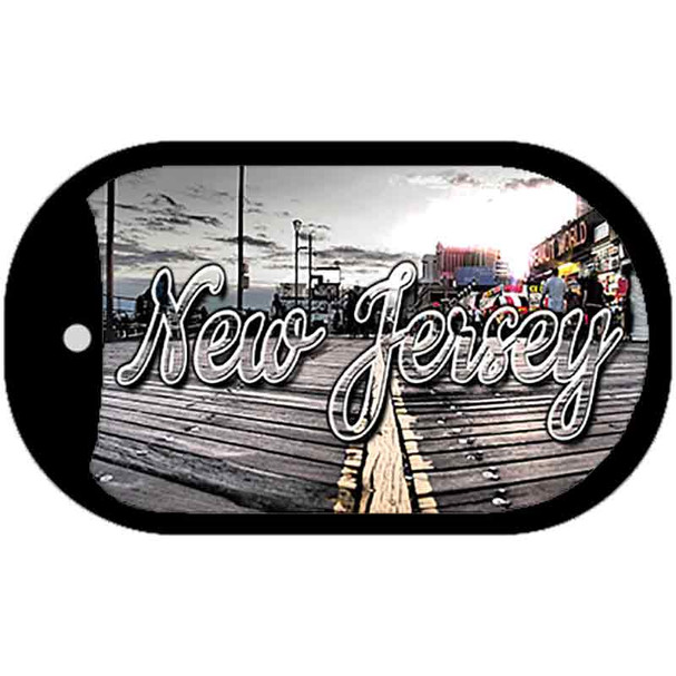 New Jersey Boardwalk Novelty Metal Dog Tag Necklace DT-11616