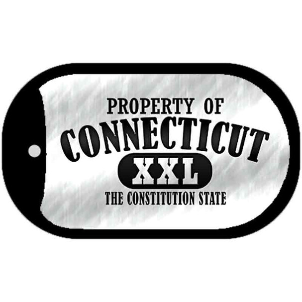 Property Of Connecticut Novelty Metal Dog Tag Necklace DT-9748