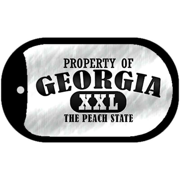 Property Of Georgia Novelty Metal Dog Tag Necklace DT-9751