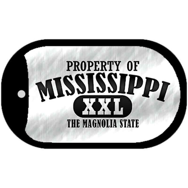 Property Of Mississippi Novelty Metal Dog Tag Necklace DT-9765