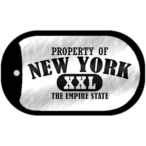 Property Of New York Novelty Metal Dog Tag Necklace DT-9773