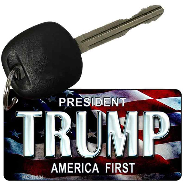 America First Trump Novelty Metal Key Chain KC-11031