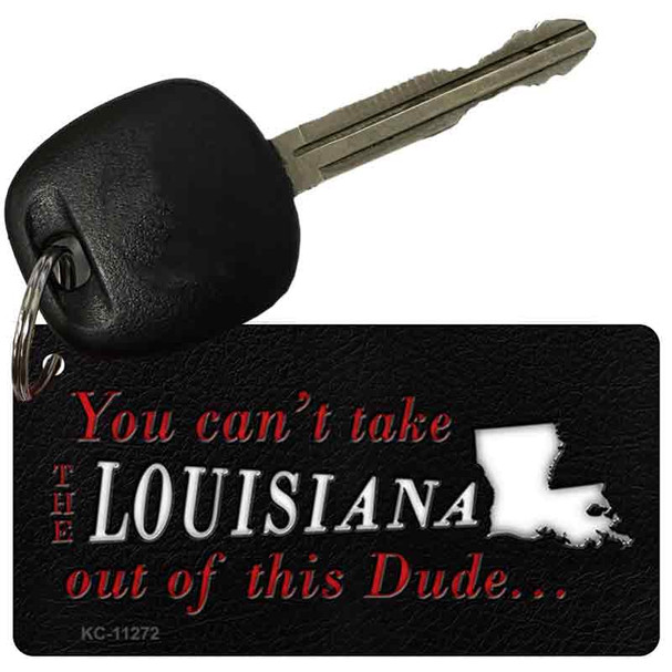 Louisiana Dude Novelty Metal Key Chain KC-11272