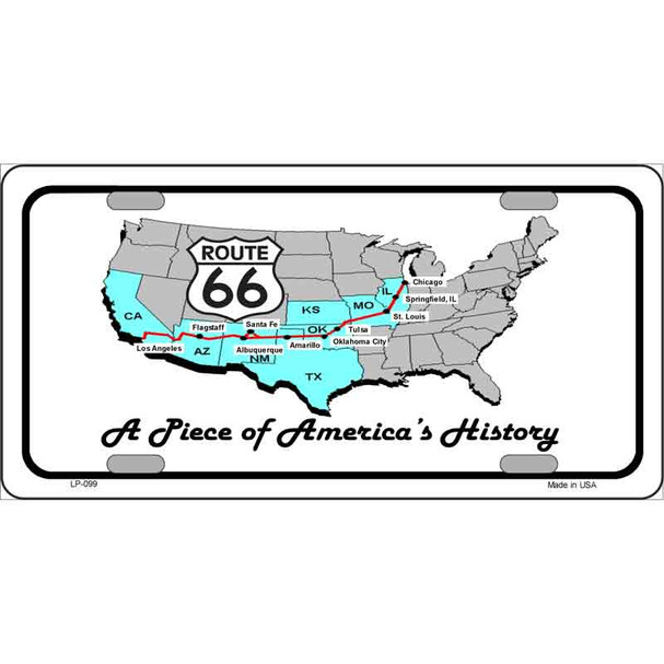 A Piece Of History Novelty Metal License Plate