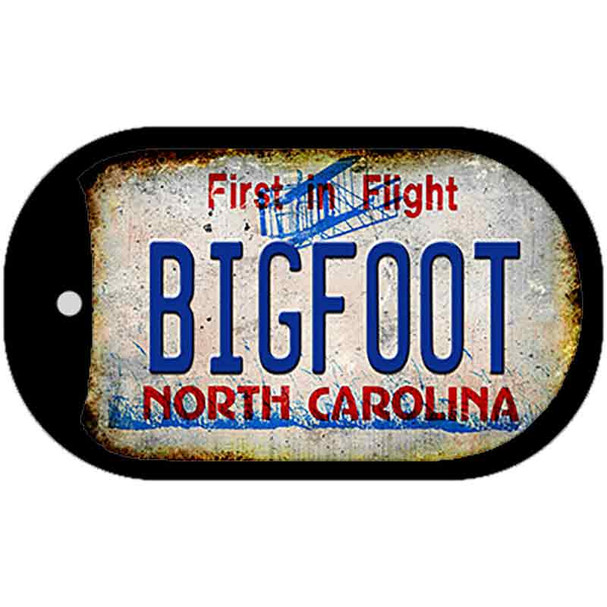 Bigfoot North Carolina Novelty Metal Dog Tag Necklace DT-12496