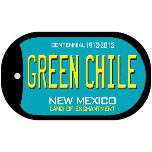 Green Chile New Mexico Green Novelty Metal Dog Tag Necklace DT-12502