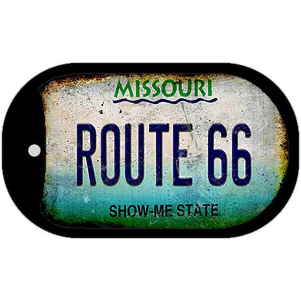 Route 66 Missouri Novelty Metal Dog Tag Necklace DT-12507