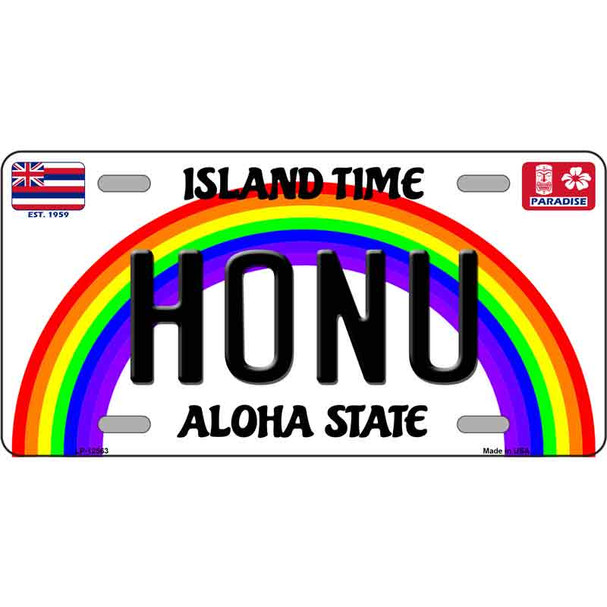 Honu Hawaii Novelty Metal License Plate