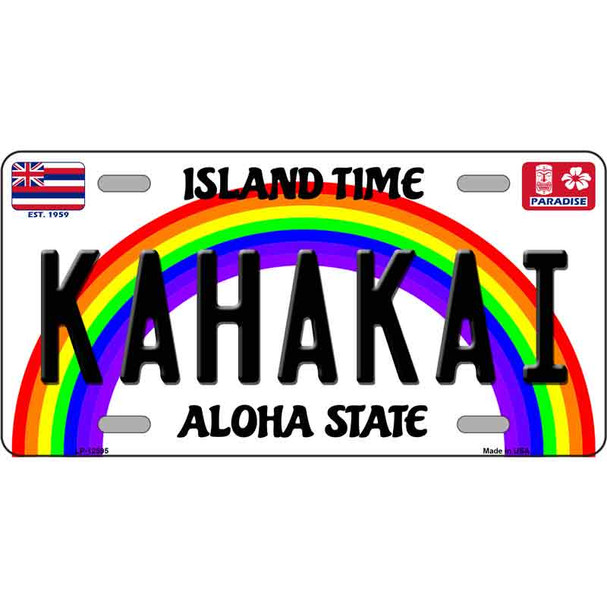 Kahakai Hawaii Novelty Metal License Plate