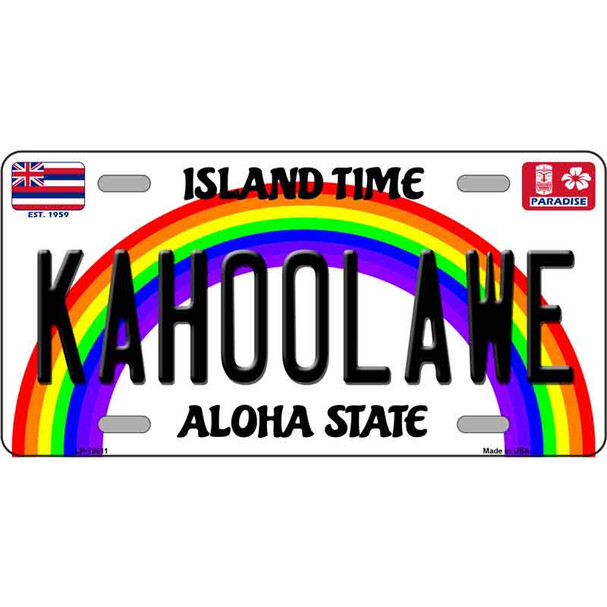 Kahoolawe Hawaii Novelty Metal License Plate