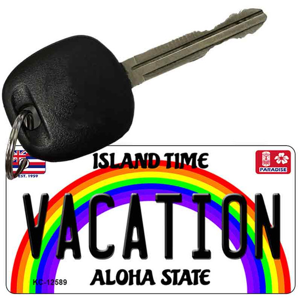 Vacation Novelty Metal Key Chain KC-12589
