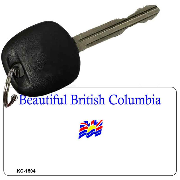 British Columbia Blank Novelty Metal Key Chain KC-1504