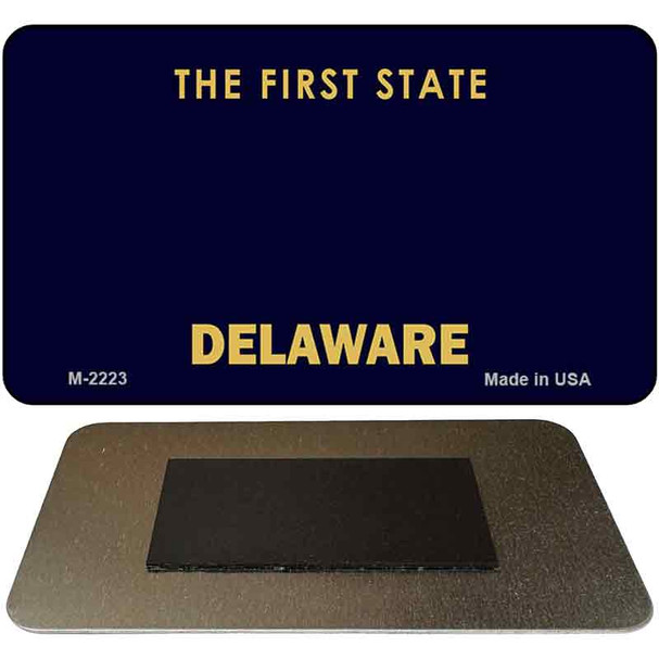 Delaware State Blank Novelty Metal Magnet M-2223