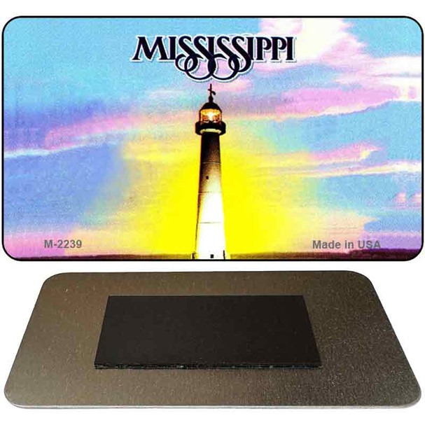 Mississippi State Blank Novelty Metal Magnet M-2239