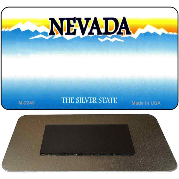 Nevada State Blank Novelty Metal Magnet M-2243