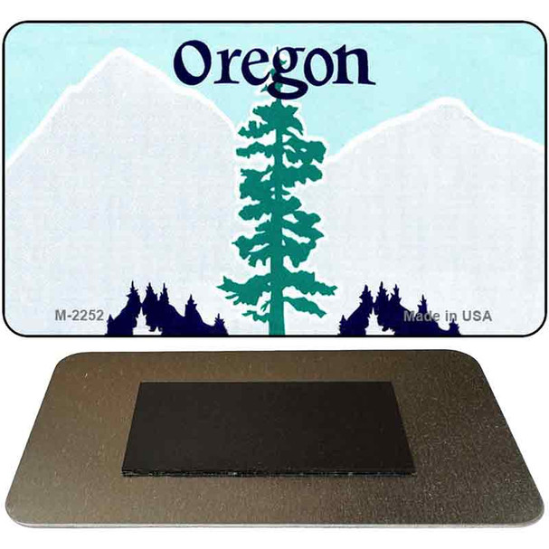 Oregon State Blank Novelty Metal Magnet M-2252
